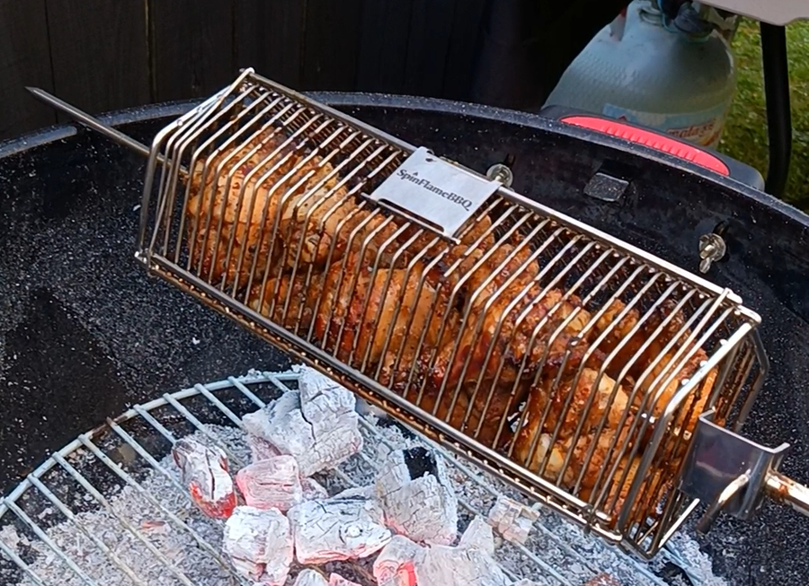 SpinFlameBBQ Tumble Basket