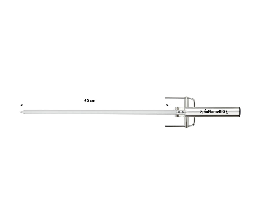 SpinFlameBBQ Flat Centre Rod 60cm