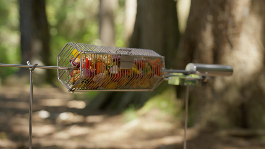 SpinFlameBBQ Camping Rack